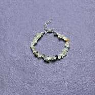 Natural Prehnite Chip Beaded Bracelets for Women(IW6789-58)