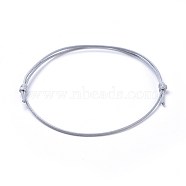 Eco-Friendly Korean Waxed Polyester Cord Bracelet Making, Gray, 10-5/8 inch~11 inch(27~28cm), 1mm(BJEW-JB04256-05)