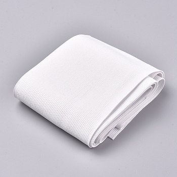 (Defective Closeout Sale), Flat Elastic Rubber Band, Webbing Garment Sewing Accessories, White, 10cm, 2.18 yards(2m)/strand