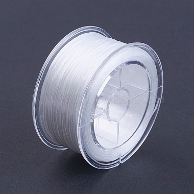 0.8mm White Elastic Fibre Thread & Cord