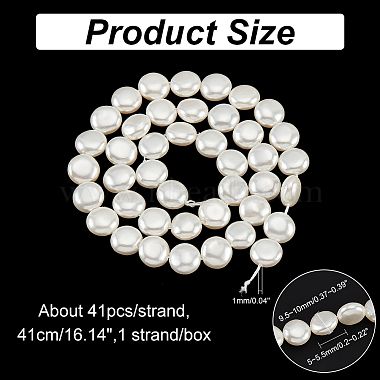 1 brins de perles de coquillage galvanisées(BSHE-NB0001-20)-3