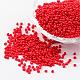 12/0 1.5~2mm Baking Paint Glass Seed Beads Loose Spacer Beads(X-SEED-S001-K20)-1