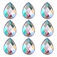 Nachahmung taiwan Acryl Strass Cabochons(GACR-A022-13x18mm-17)-2