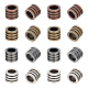 16Pcs 4 Colors 304 Stainless Steel Beads(STAS-UN0050-25)-1
