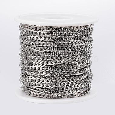 304 Stainless Steel Cuban Link Chains(CHS-H009-33P)-2