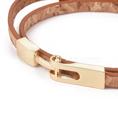 Imitation Leather Puppy Wrap Bracelets(BJEW-G620-A03)-3