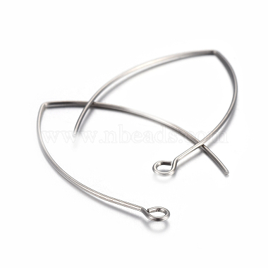 304 Stainless Steel Earring Hooks(STAS-F191-02P-A)-2