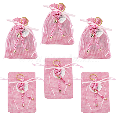 Pearl Pink Polyester Bags