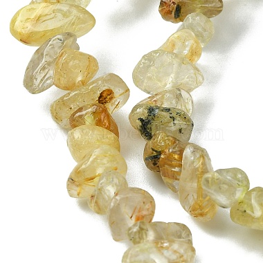 Natural Rutilated Quartz Beads Strands(G-Z034-E10-01)-4