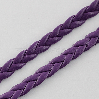 Braided Imitation Leather Cords(LC-S002-5mm-04)-2