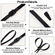 SUPERFINDINGS 20Pcs 2 Style Plastic Cable Ties(FIND-FH0003-52)-2
