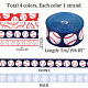 Elite 20M 4 Colors Baseball Pattern Heat Transfer Polyester Ribbons(OCOR-PH0001-81)-2