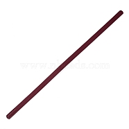 PU Imitation Leather Bag Straps, Slim Bag Handle, with Hole, Purse Sewing Accessories, Dark Red, 59.6x1.8x0.3cm, Hole: 1.5mm(FIND-WH0046-87E)