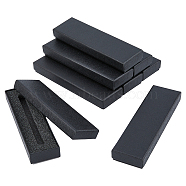 12Pcs Paper Pen Box, with Sponge, Gift Packaging Boxes for Pen, Rectangle, Black, 18.3x5.3x2.5cm(CON-DC0001-01)