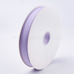 Polyester Organza Ribbon, Lilac, 1inches(25~26mm); about 100yards/roll(91.44m/roll)(SRIB-T003-17B)
