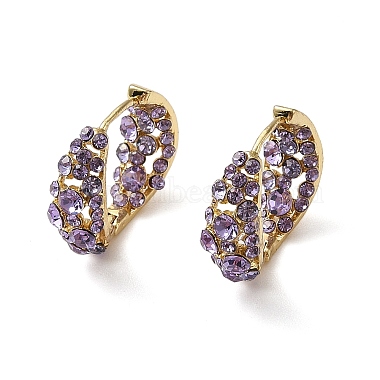 Ring Rhinestone Earrings