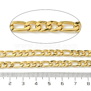 10M Ion Plating(IP) 304 Stainless Steel Figaro Chains(CHS-G035-02D-G)-2