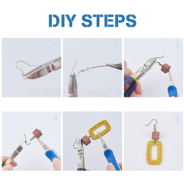 Ensembles de fabrication de boucles d'oreilles pendantes Sunnyclue DIY(DIY-SC0016-34)-4