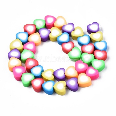 Chapelets de perle en pâte polymère manuel(X-CLAY-S096-044H)-2