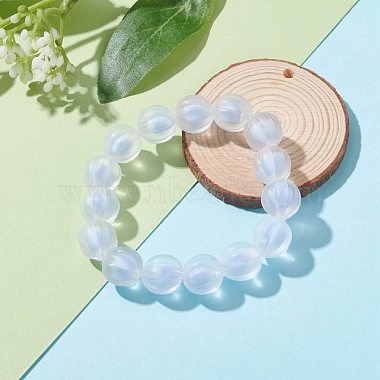 Ensemble de bracelet extensible en perles acryliques transparentes pour enfants(BJEW-JB06502)-4