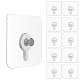 36Pcs Acrylic Traceless Hook Hangers(AJEW-CA0005-07A)-1