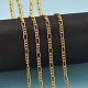 Iron Handmade Chains Figaro Chains Mother-Son Chains(X-CHSM005Y-G)-2
