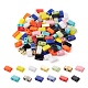 100Pcs 13 Style 2-Hole Glass Seed Beads(SEED-YW0002-39)-1