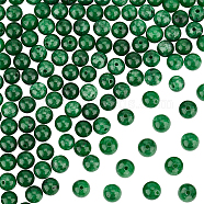 2 Stands Natural Malaysia Jade Beads Strands, Round, Dyed, Dark Green, 6mm, Hole: 0.8mm, about 64pcs/strand, 15 inch(G-OC0005-12A)