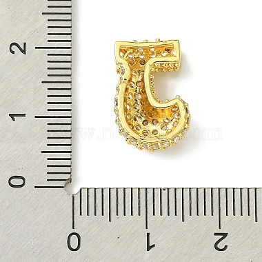 Rack Plating Brass Clear Cubic Zirconia Pendants(KK-S378-01G-J)-3