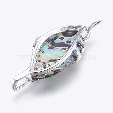 Abalone shell / paua shell grandes colgantes(X-SSHEL-P014-23)-2