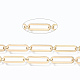 Brass Paperclip Chains(CHC-S009-009KC)-4