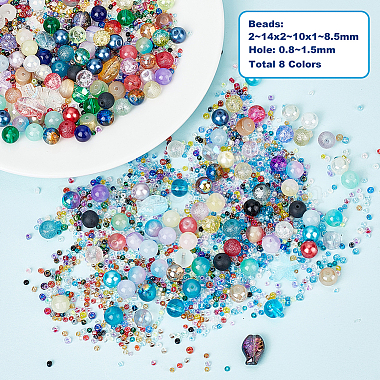 8 Color Glass Beads(GLAA-AR0001-42)-2