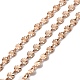 Ion Plating(IP) 304 Stainless Steel Flower Link Chains(STAS-B041-08RG)-1