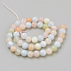 Chapelets de perles en morganite naturelle(G-Q961-08-6mm)-2
