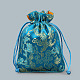 Chinese Style Silk Drawstring Jewelry Gift Bags(PAAG-PW0005-05E)-1