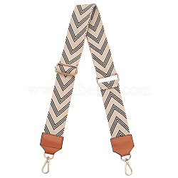 Arrow Pattern Polyester Adjustable Webbing Bag Straps, with Alloy Swivel Clasp, Peru, 87.5~134x5x0.2cm(PURS-WH0005-90G)