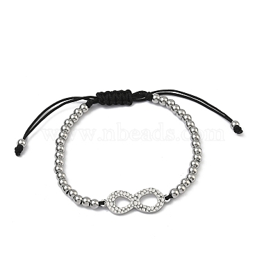 304 Edelstahl unendlich Link Armb&auml;nder(BJEW-F534-01P)-4