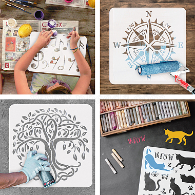 PET Hollow Out Drawing Painting Stencils(DIY-WH0391-0206)-4