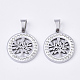 201 Stainless Steel Pendants(STAS-N089-45P)-1