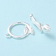 925 Sterling Silver Toggle Clasps(STER-D005-08S)-3
