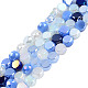 Chapelets de perles en verre galvanoplastique(EGLA-N002-40A-02)-1