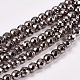 Electroplate Non-magnetic Synthetic Hematite Beads Strands(X-G-J169B-4mm-07)-1