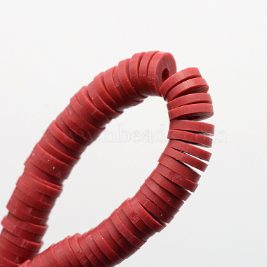 Eco-Friendly Handmade Polymer Clay Beads(X-CLAY-R067-6.0mm-29)-2