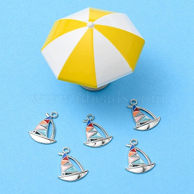 Alloy Enamel Pendant Rhinestone Settings(ENAM-YW0002-34)-5