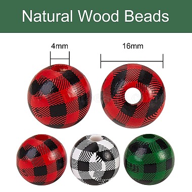 105Pcs 3 Colors Natural Wooden Beads(WOOD-SZ0001-13)-2