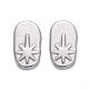 304 Stainless Steel Cabochons(STAS-K213-09P)-1
