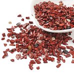Natural Red Jasper Chips Beads, No Hole, 3~5x2~4mm, about 4300pcs/500g(G-O103-24)