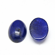Dyed Natural White Jade Cabochons, Oval, Dark Blue, 18x13x6mm(G-Q957-01H-13x18)