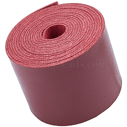 Imitation Leather Ribbon, Imitation Leather Straps, for Bags, Jewelry Making, DIY Crafting, FireBrick, 2"(50mm), 2m/roll(DIY-WH0189-93A-04)