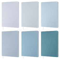 Polyester Elastic Book Cover, Rectangle Book Wrap, Mixed Color, 230x370x1mm, 6pcs/set(DIY-WH0504-885A)